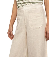 Sanctuary The Linen Marine Wide Leg Pants
