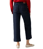 Sanctuary The Marine Denim Wide Leg Cropped Jeans