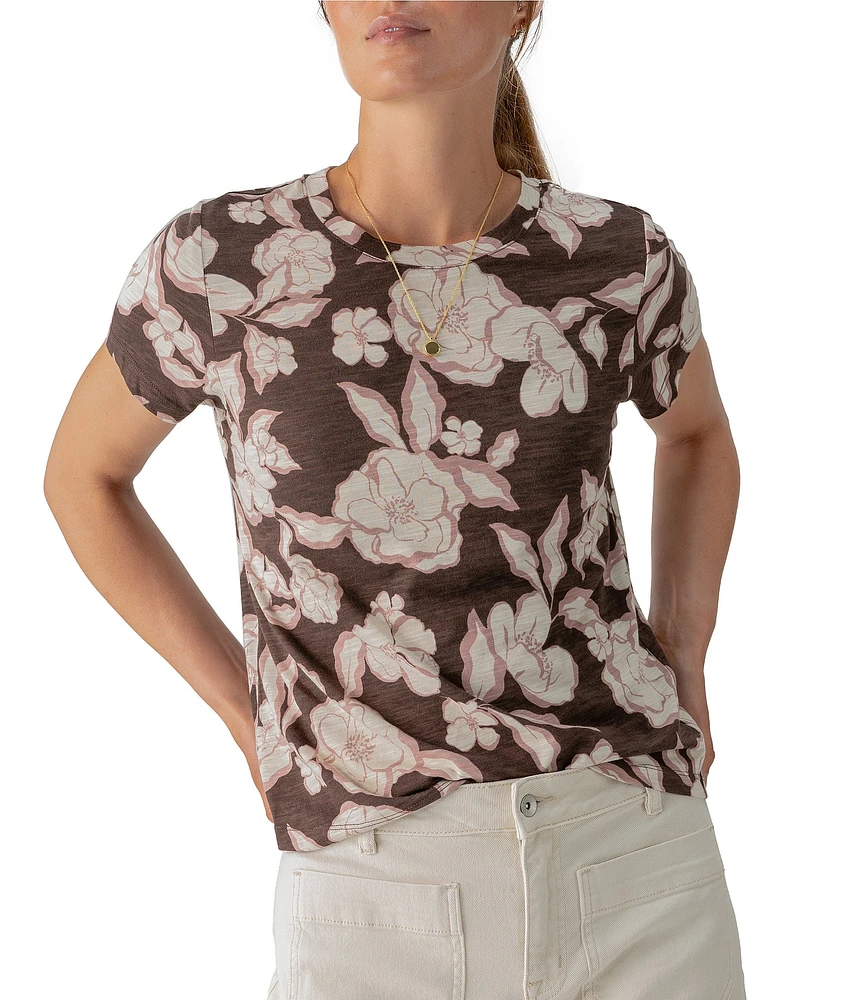 Sanctuary The Perfect Printed Crew Neck Short Sleeve Tee