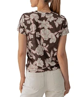 Sanctuary The Perfect Printed Crew Neck Short Sleeve Tee