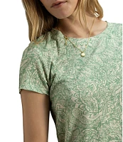 Sanctuary The Perfect Tee Printed Crew Neck Short Sleeve Top