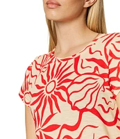 Sanctuary The Perfect Tee Sunny Crew Neck Short Sleeve Top