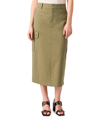 Sanctuary Triple Threat High Rise Midi Skirt