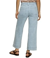 Sanctuary Voyage High Rise Cropped Wide Leg Denim Jeans
