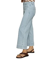 Sanctuary Voyage High Rise Cropped Wide Leg Denim Jeans