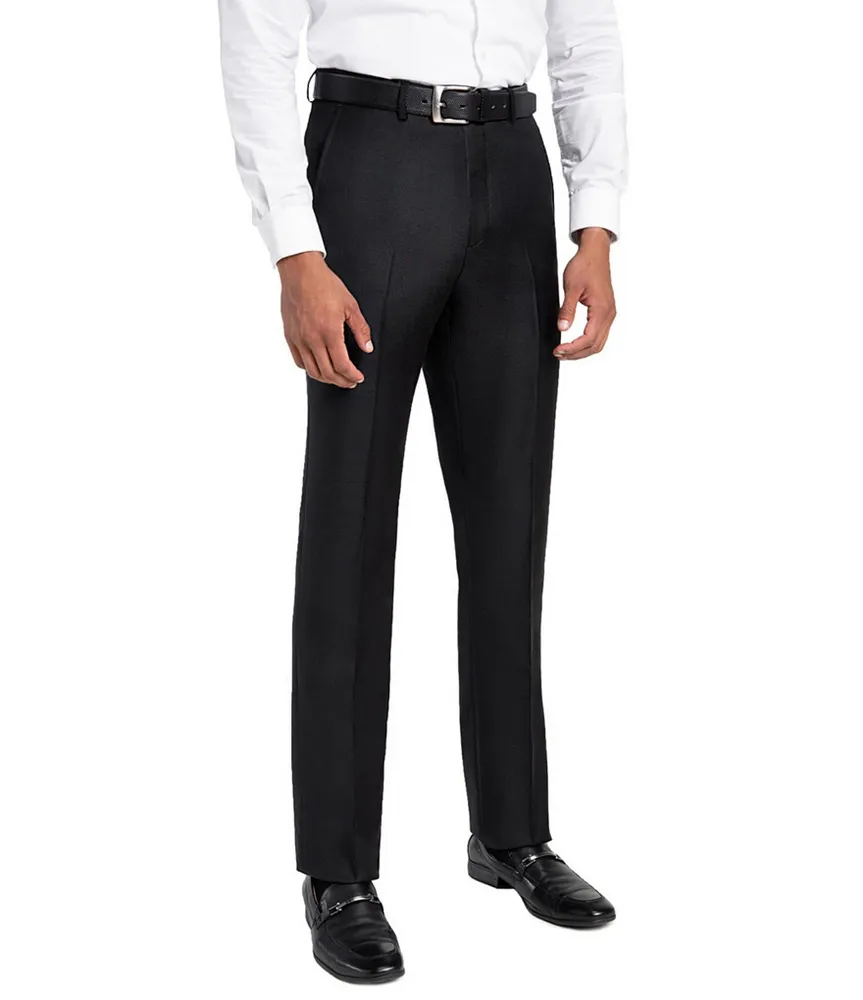 Santorelli Loro Piana® Modern Fit Flat Front Dress Pants