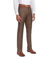 Santorelli Loro Piana® Modern Fit Flat Front Dress Pants