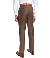 Santorelli Loro Piana® Modern Fit Flat Front Dress Pants