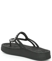 Sanuk Sunshine Gem Platform Thong Sandals