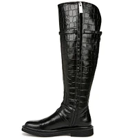 Sarto By Franco Sarto Ainsley Crocodile Embossed Leather Tall Boots