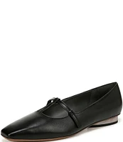 Sarto by Franco Sarto Carmela Leather T-Strap Flats