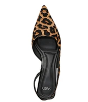 Sarto by Franco Sarto Devin2 Leopard Print Calf Hair Slingback Pumps