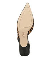 Sarto by Franco Sarto Devin2 Leopard Print Calf Hair Slingback Pumps