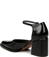 Sarto by Franco Sarto Diona Leather Ankle Strap Pumps