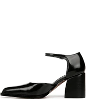 Sarto by Franco Sarto Diona Leather Ankle Strap Pumps