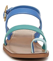 Sarto by Franco Sarto Ellis Leather Strappy Toe Loop Sandals