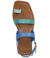 Sarto by Franco Sarto Ellis Leather Strappy Toe Loop Sandals