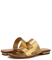 Sarto by Franco Sarto Emily Metallic Slide Sandals