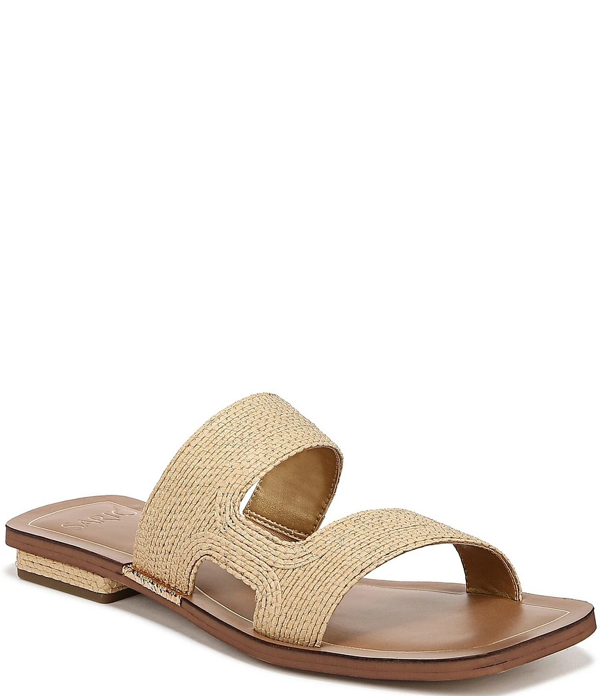 Sarto by Franco Sarto Emily Raffia Slide Sandals