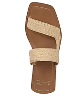 Sarto by Franco Sarto Emily Raffia Slide Sandals