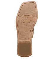 Sarto by Franco Sarto Emily Raffia Slide Sandals