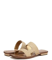 Sarto by Franco Sarto Emily Raffia Slide Sandals