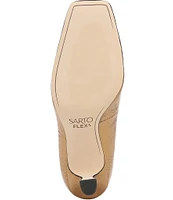 Sarto by Franco Sarto Flexa Aela Metallic Crinkle Leather Pumps