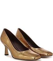 Sarto by Franco Sarto Flexa Aela Metallic Crinkle Leather Pumps