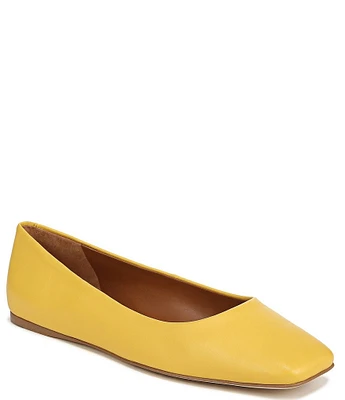 Sarto by Franco Sarto Flexa Amaya Ballet Leather Square Toe Flats