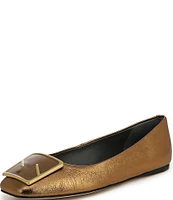 Sarto by Franco Sarto Flexa Amaya3 Metallic Leather Ballet Flats