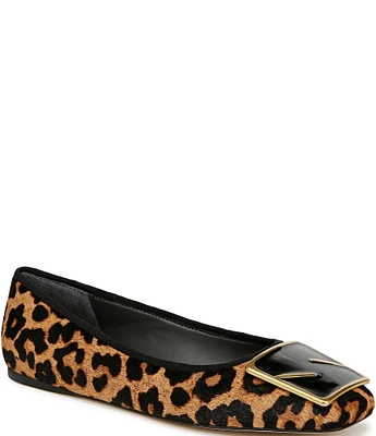 Sarto by Franco Sarto Flexa Amaya7 Leopard Print Calf Hair Ballet Flats