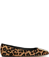 Sarto by Franco Sarto Flexa Amaya7 Leopard Print Calf Hair Ballet Flats