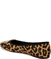 Sarto by Franco Sarto Flexa Amaya7 Leopard Print Calf Hair Ballet Flats