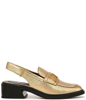 Sarto by Franco Sarto Leather Sling Back Loafers