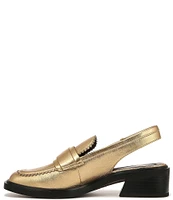 Sarto by Franco Sarto Leather Sling Back Loafers