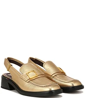 Sarto by Franco Sarto Leather Sling Back Loafers