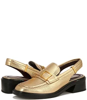 Sarto by Franco Sarto Leather Sling Back Loafers