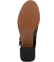 Sarto by Franco Sarto Pesara Leather Block Heel Mary Janes