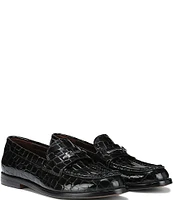 Sarto by Franco Sarto Riley Crocodile Print Leather Loafers