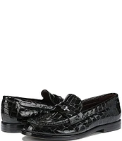 Sarto by Franco Sarto Riley Crocodile Print Leather Loafers