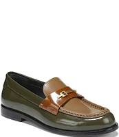 Sarto by Franco Sarto Riley Hardware Detail Colorblock Leather Loafers