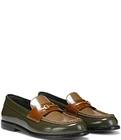 Sarto by Franco Sarto Riley Hardware Detail Colorblock Leather Loafers