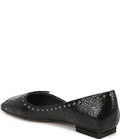 Sarto by Franco Sarto Tracy Embellished Leather Square Toe Dress Flats