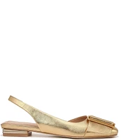 Sarto by Franco Sarto Tracy Leather Slingback Flats