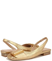 Sarto by Franco Sarto Tracy Leather Slingback Flats