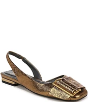 Sarto by Franco Sarto Tracy Leather Slingback Flats