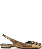 Sarto by Franco Sarto Tracy Leather Slingback Flats