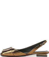 Sarto by Franco Sarto Tracy Leather Slingback Flats