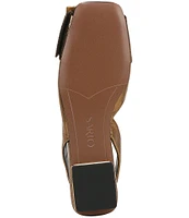 Sarto by Franco Sarto Tracy Leather Slingback Flats