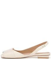 Sarto by Franco Sarto Tracy Leather Slingback Flats